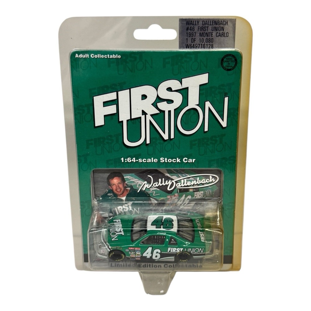 Wally Dallenbach 1997 Action First Union 1/64‎ Scale Stock Car. Limited Edition